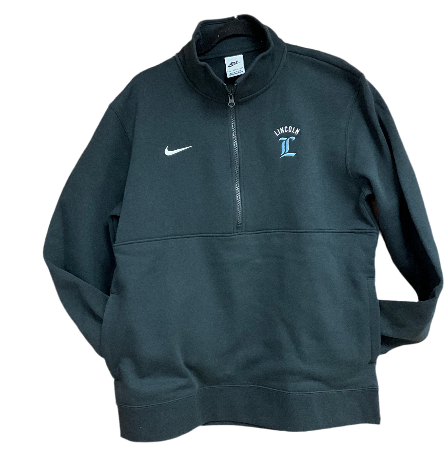 Nike Men's 1/4 Zip Fleece- Black