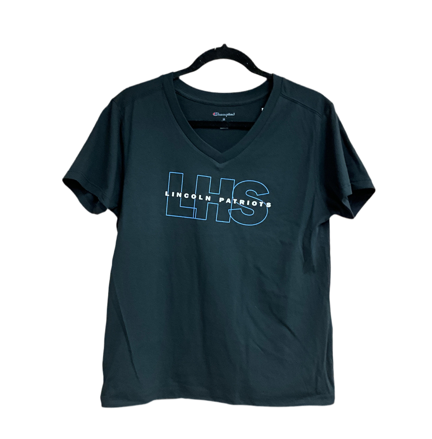 Ladies V-Neck Tee - Black