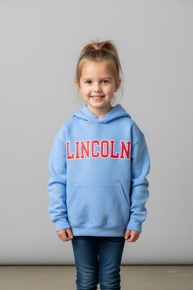 Youth Champ Hood Blue
