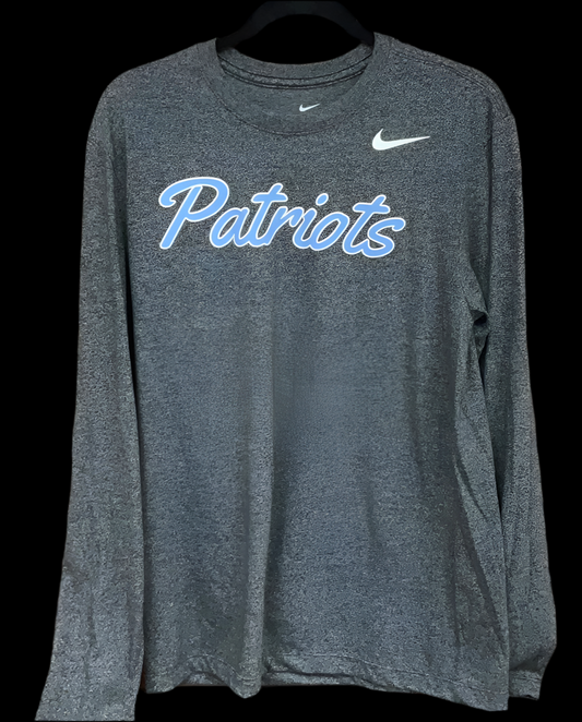 Nike Marled LS Tee - Black