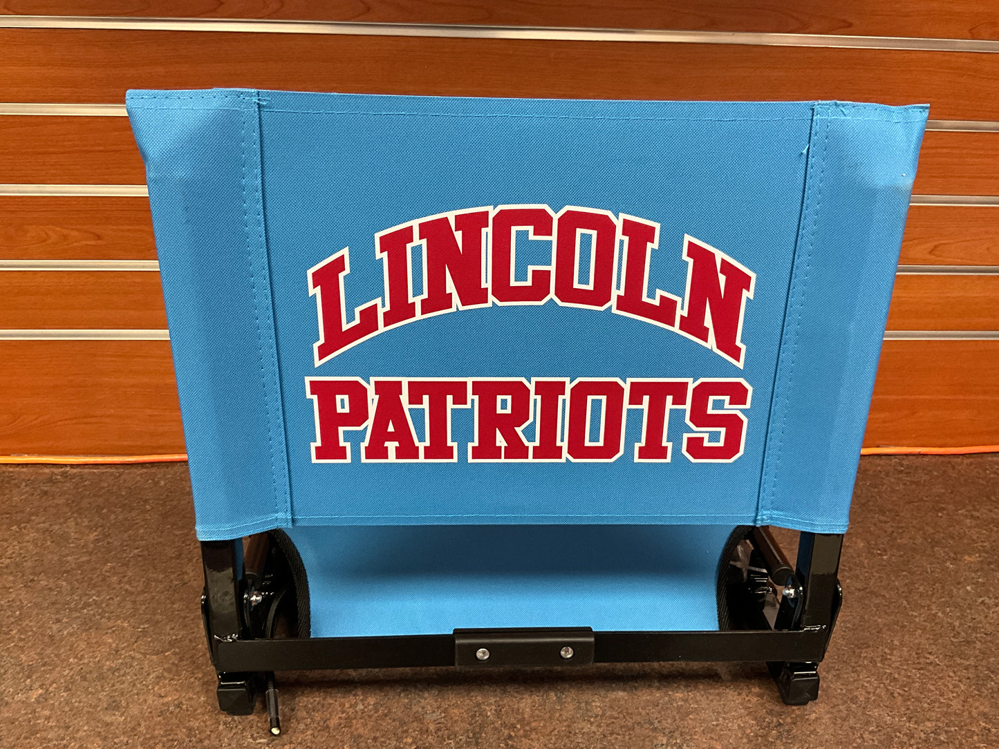 Lincoln Patriots Stadium Chair - Blue