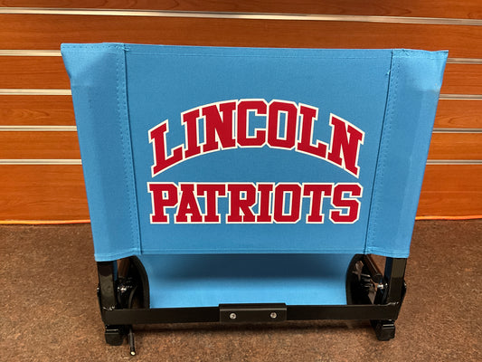 Lincoln Patriots Stadium Chair - Blue