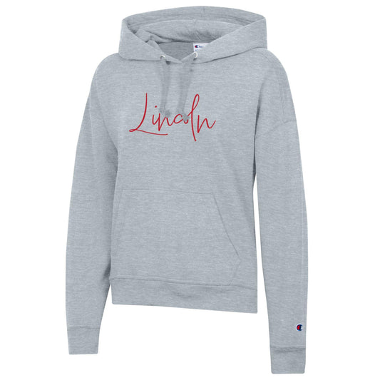 Ladies Champion Script Hoodie