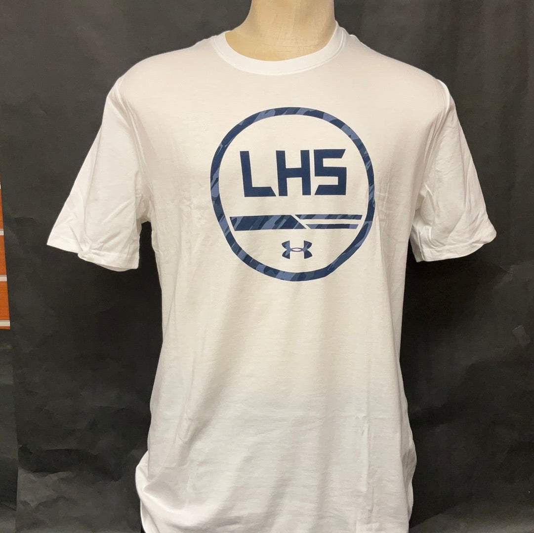 UA Circle SS Tee White