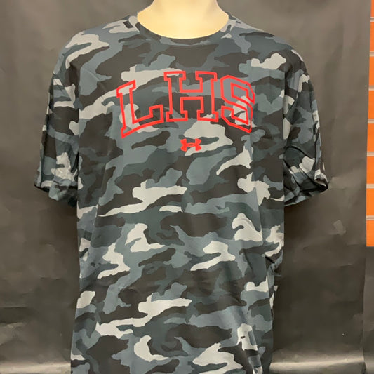 UA Camo Tee Black 3X